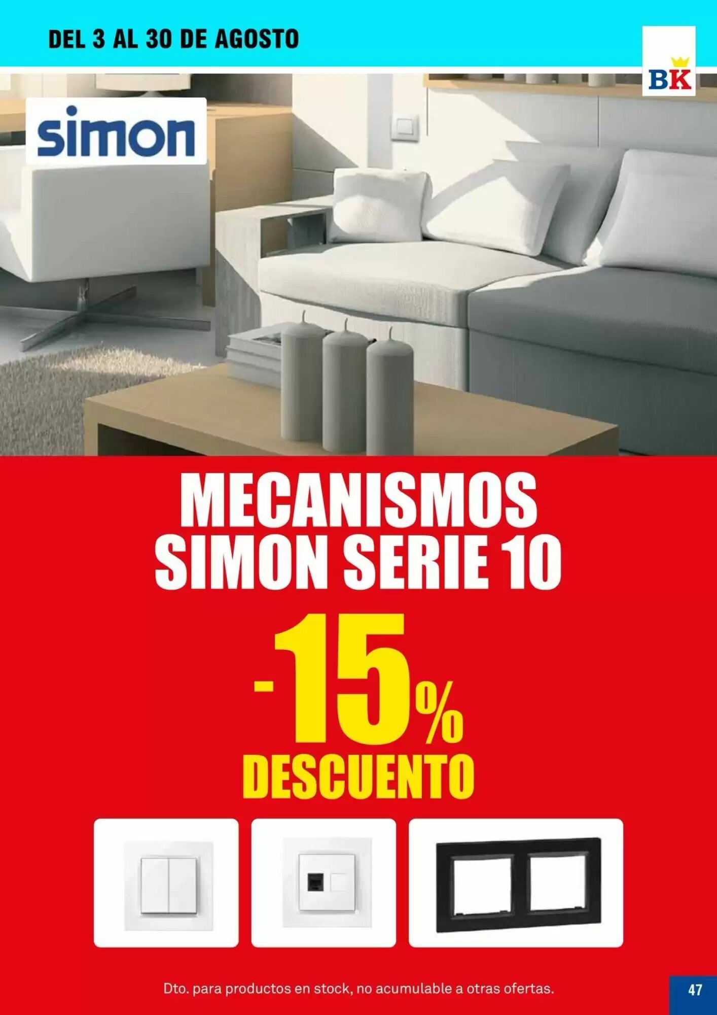 Folleto promocional de Bricoking válido desde el 04/08/2026 - Página 47.
