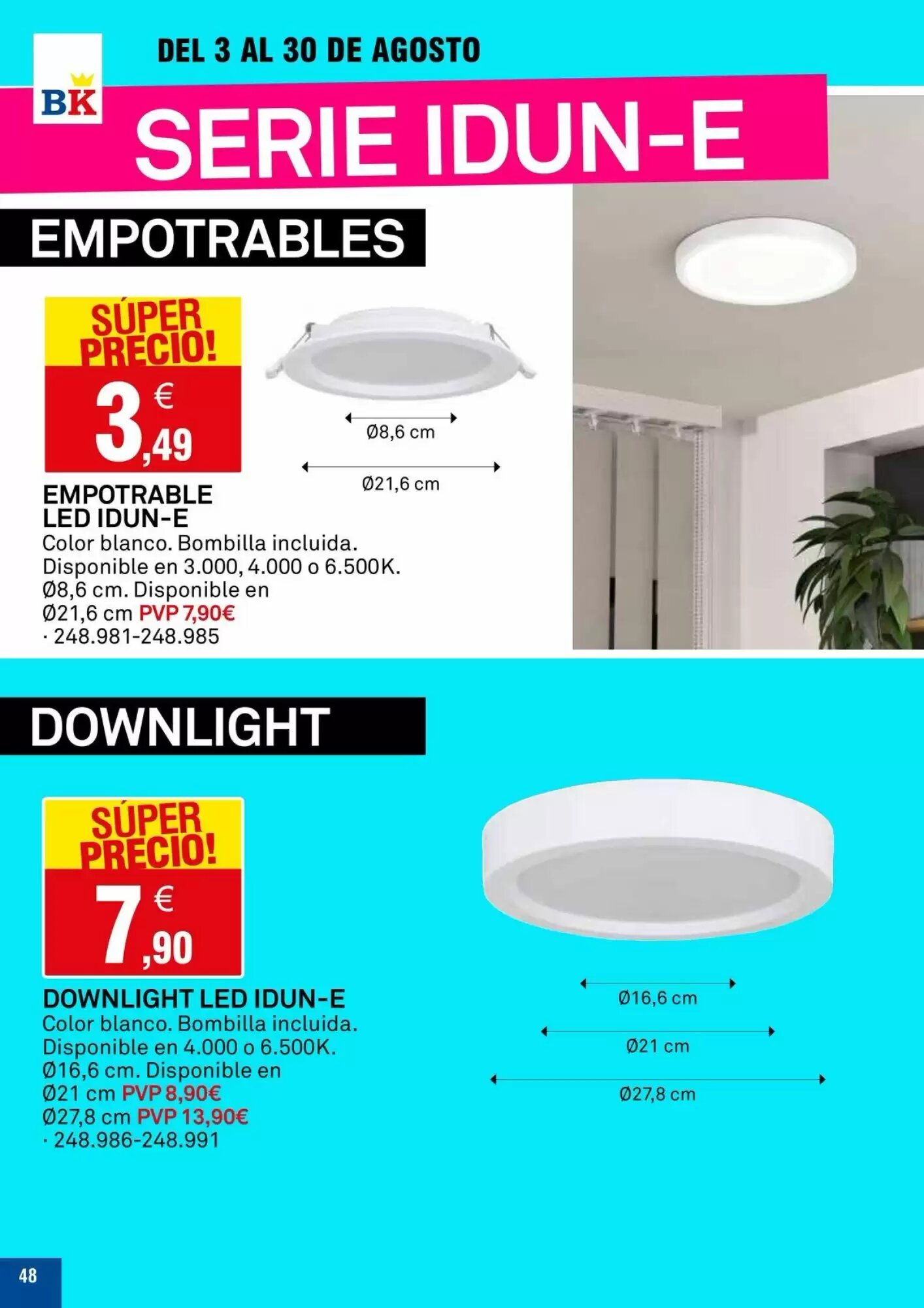 Folleto promocional de Bricoking válido desde el 04/08/2026 - Página 48.