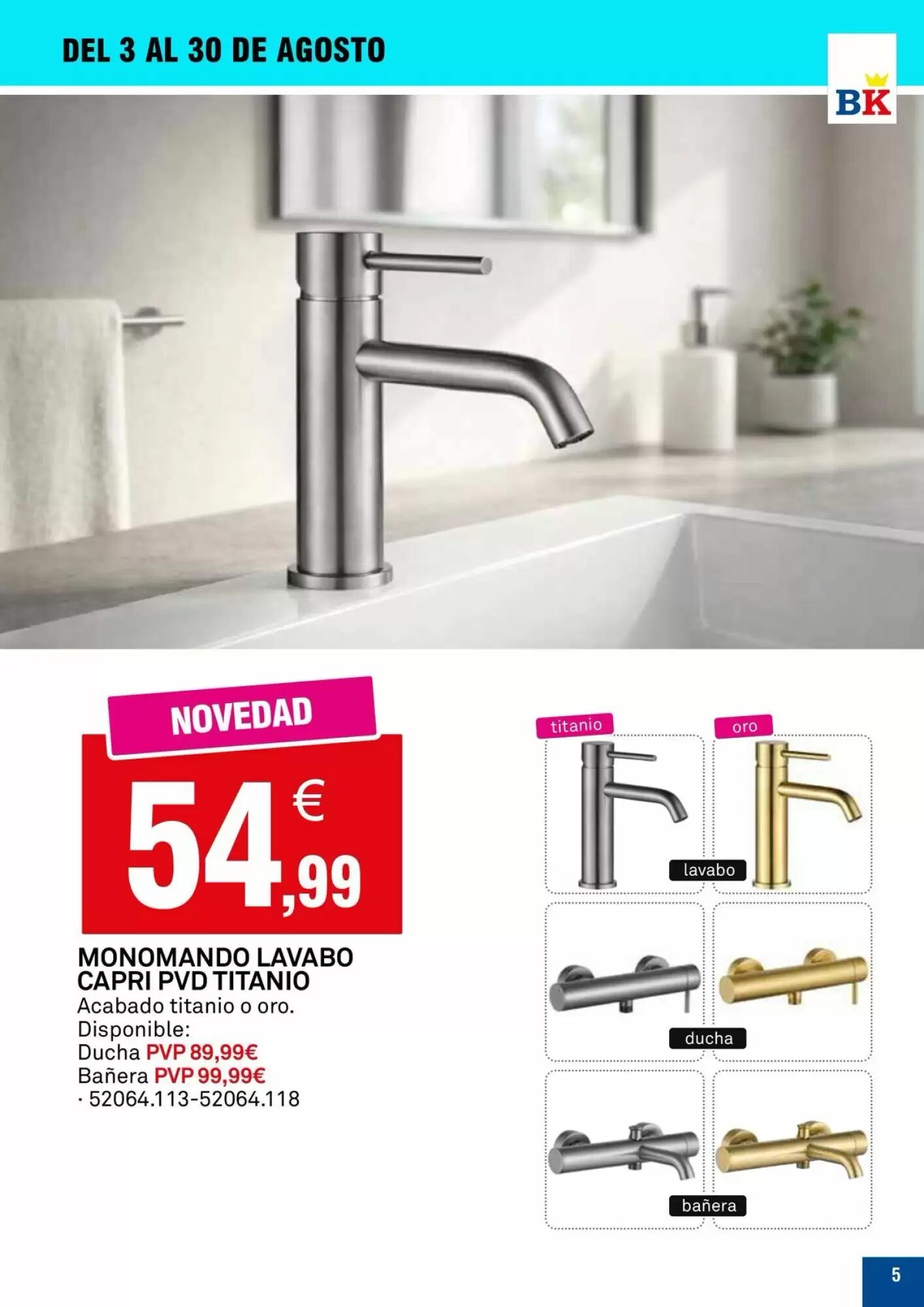 Folleto promocional de Bricoking válido desde el 04/08/2026 - Página 5.