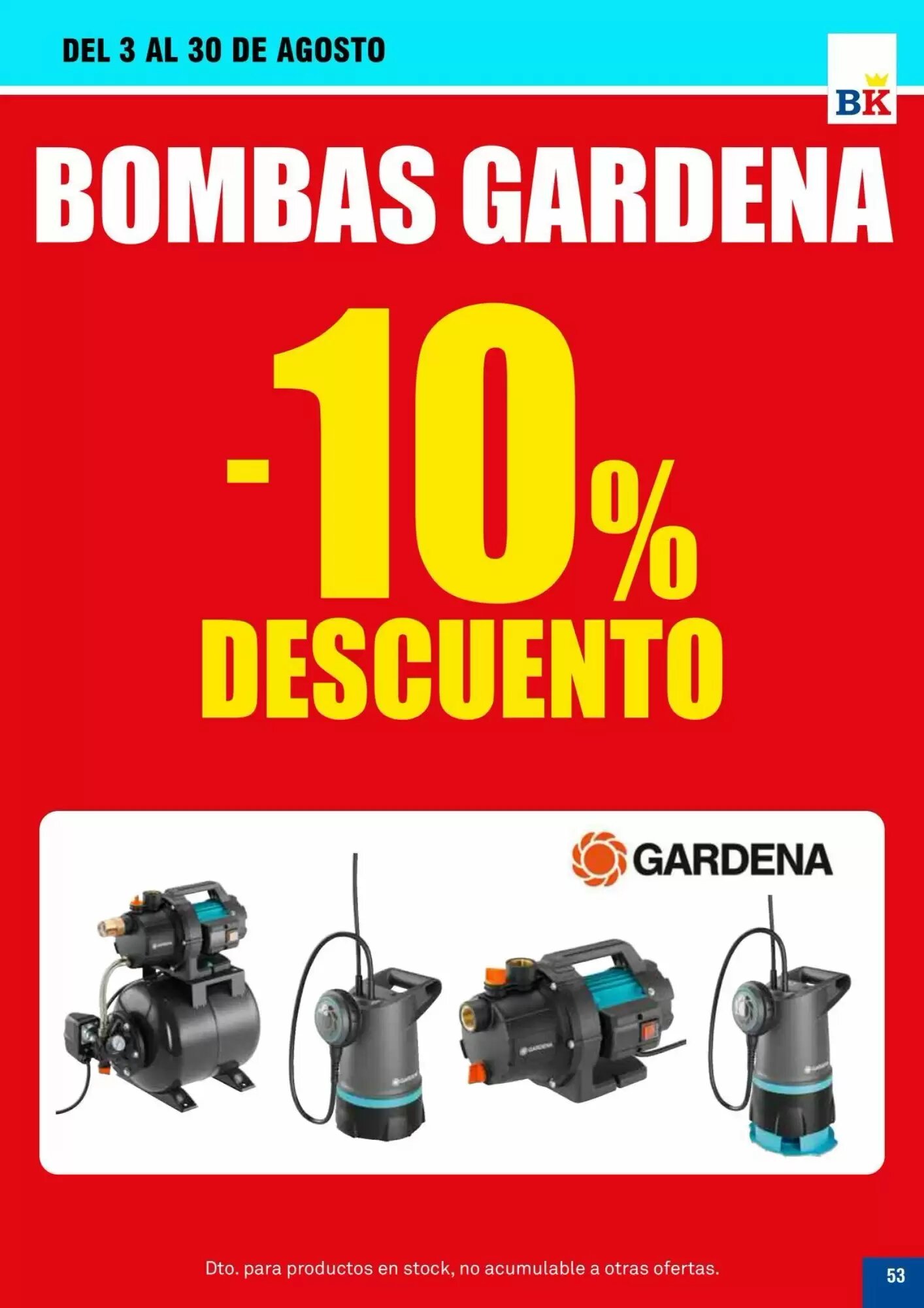 Folleto promocional de Bricoking válido desde el 04/08/2026 - Página 53.