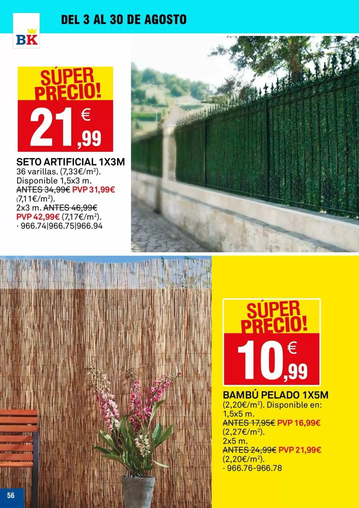 Folleto promocional de Bricoking válido desde el 04/08/2026 - Página 56.