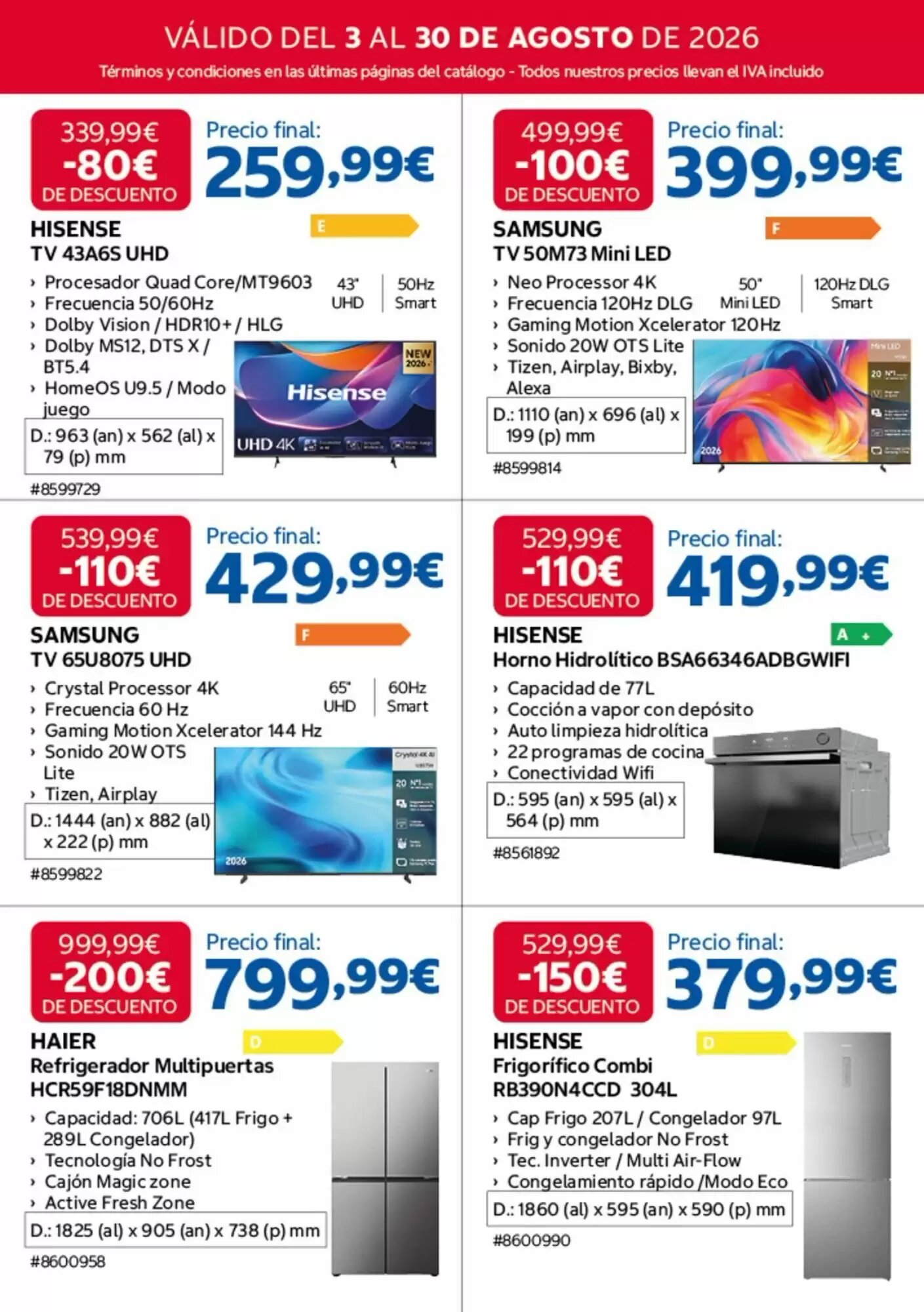 Folleto promocional de Costco válido desde el 04/08/2026 - Página 2.