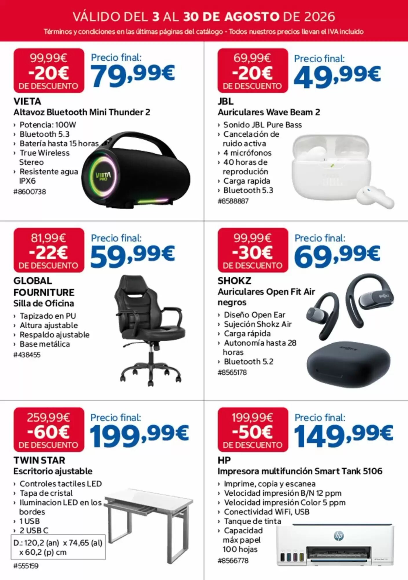 Folleto promocional de Costco válido desde el 04/08/2026 - Página 3.