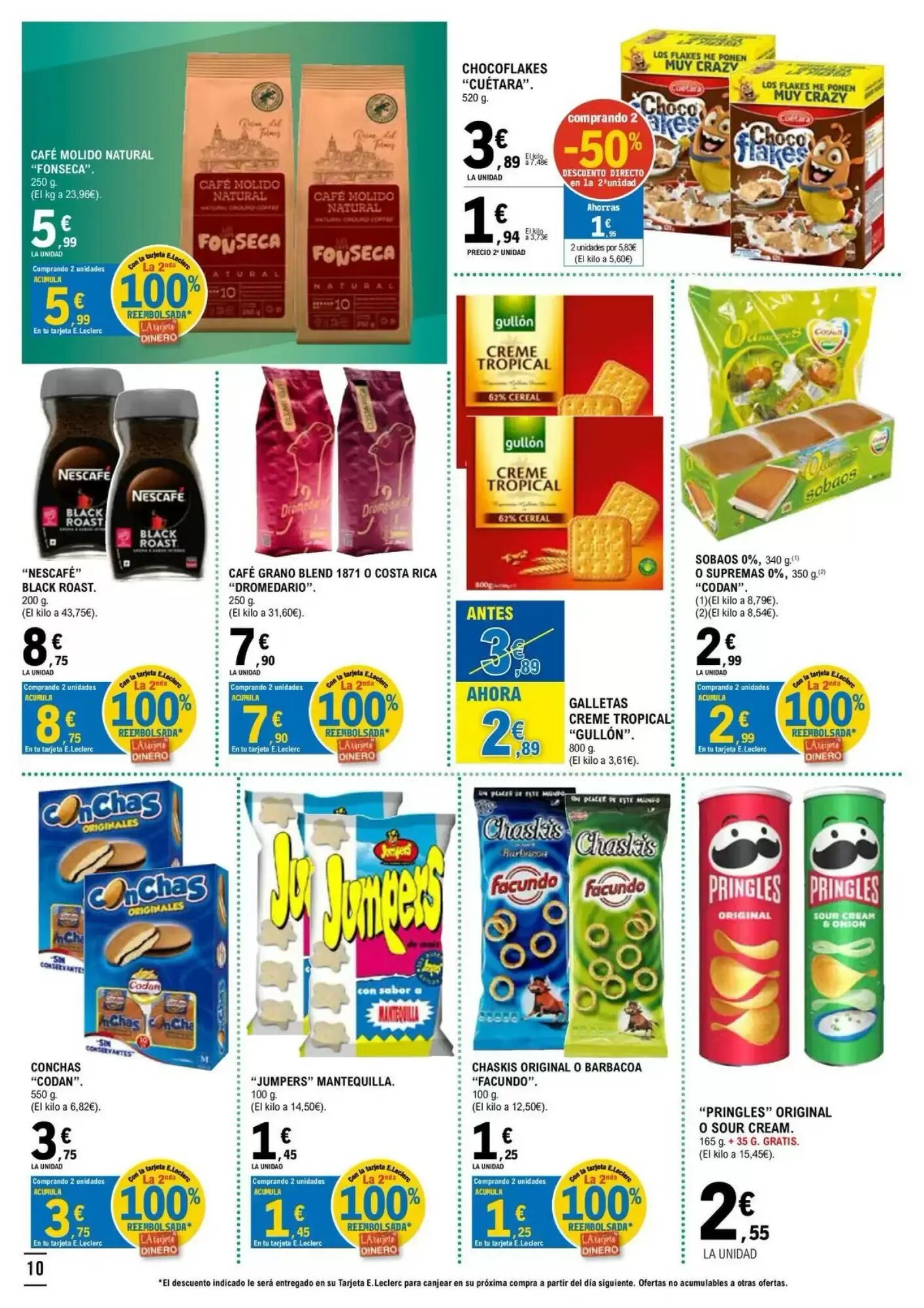 Folleto promocional de E.Leclerc válido desde el 04/08/2026 - Página 10.