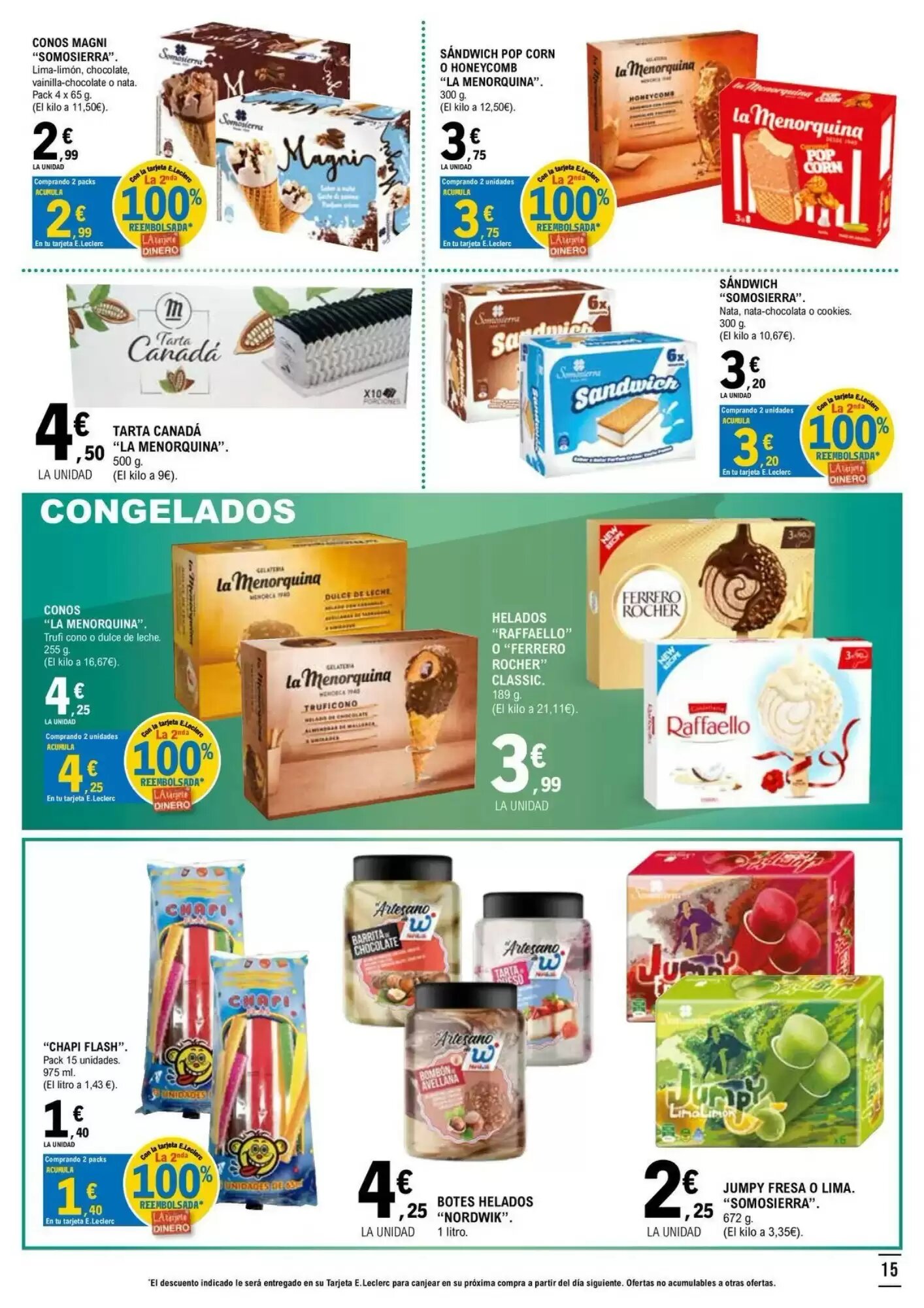 Folleto promocional de E.Leclerc válido desde el 04/08/2026 - Página 15.