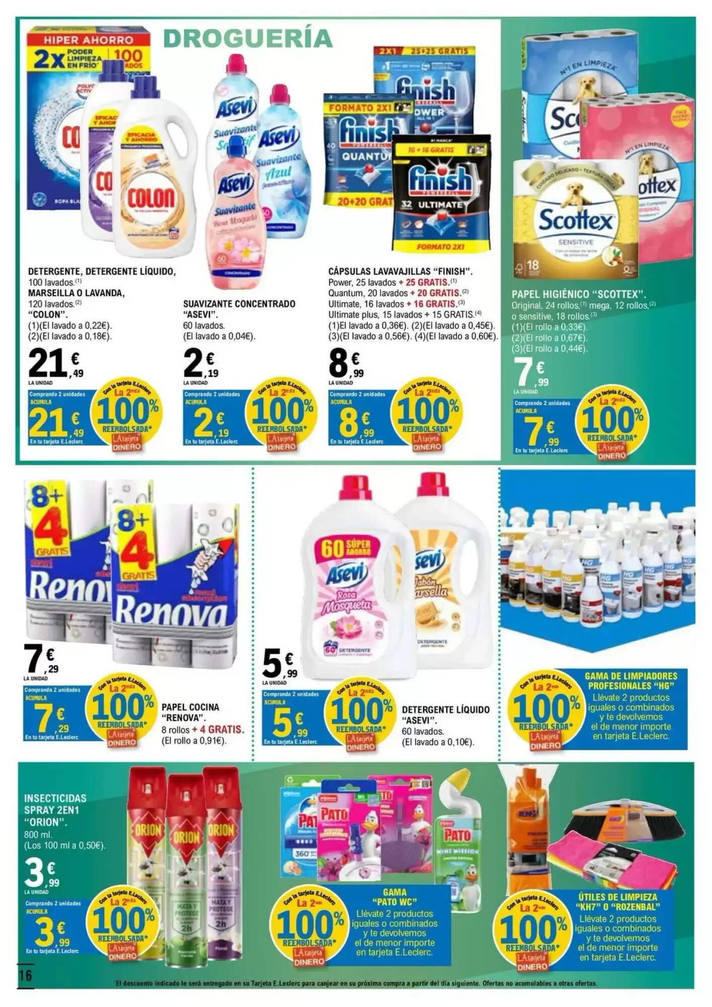 Folleto promocional de E.Leclerc válido desde el 04/08/2026 - Página 16.
