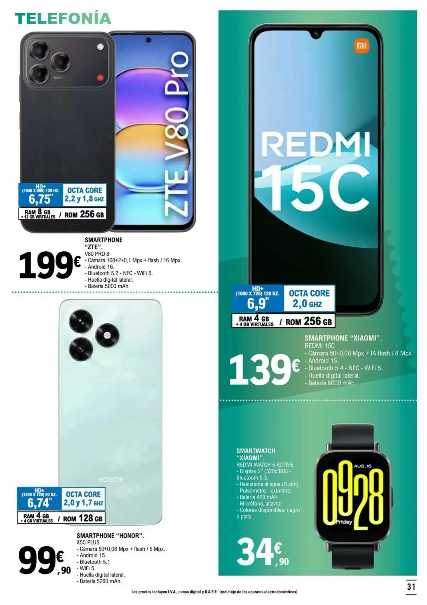 Folleto promocional de E.Leclerc válido desde el 04/08/2026 - Página 31.
