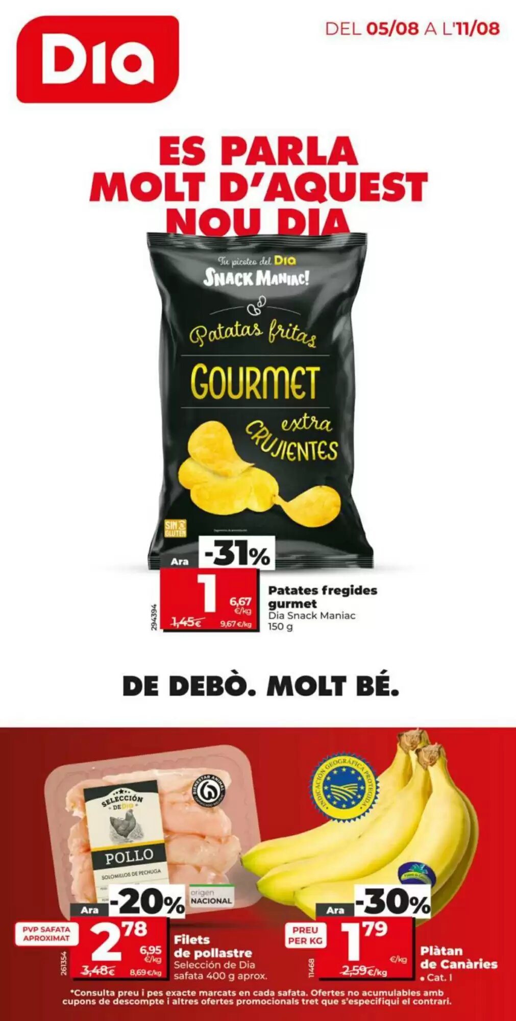 Folleto promocional de Dia válido desde el 05/08/2026 - Página 1.
