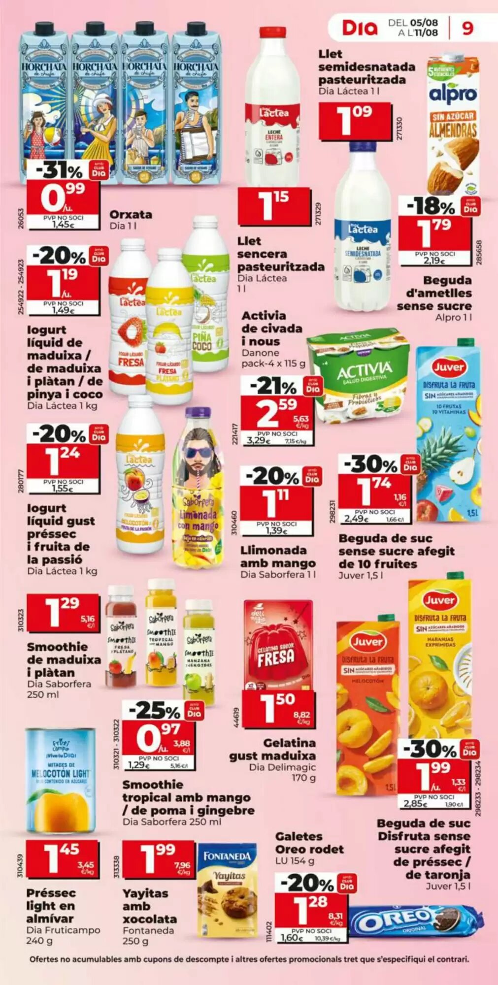 Folleto promocional de Dia válido desde el 05/08/2026 - Página 9.