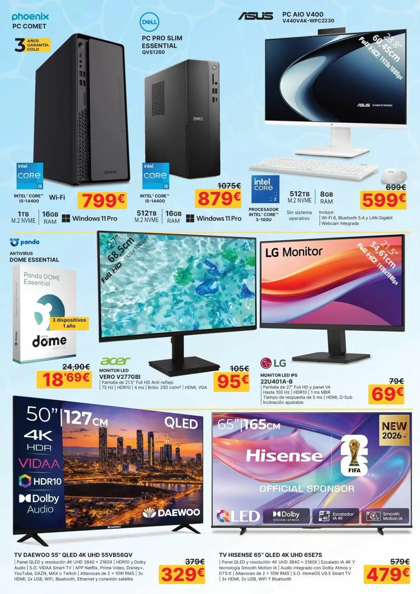 Folleto promocional de Dynos Informática válido desde el 05/08/2026 - Página 2.