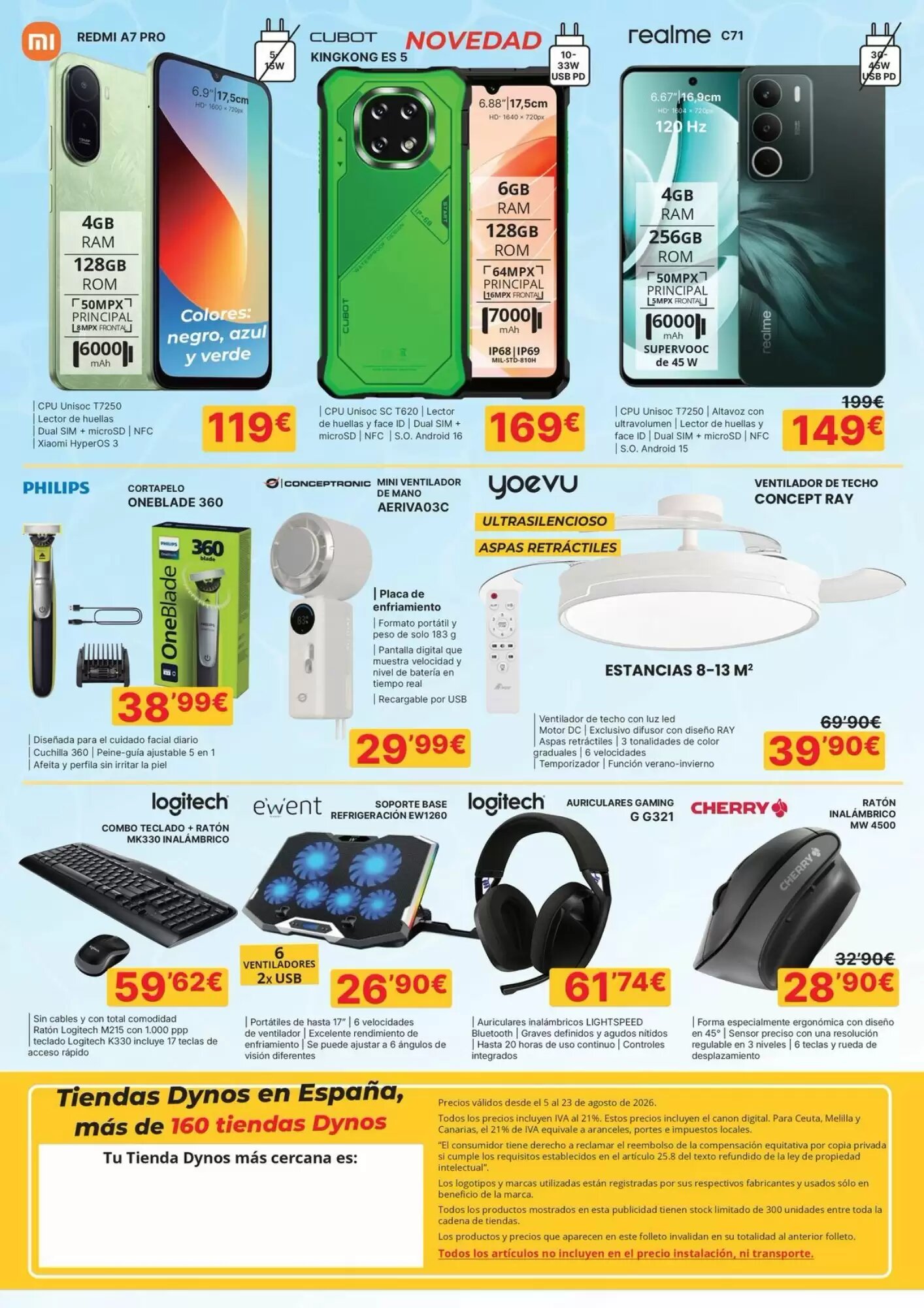 Folleto promocional de Dynos Informática válido desde el 05/08/2026 - Página 4.