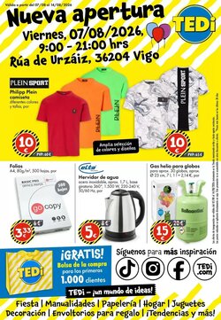 Folleto promocional de TEDi válido desde el 05/08/2026
