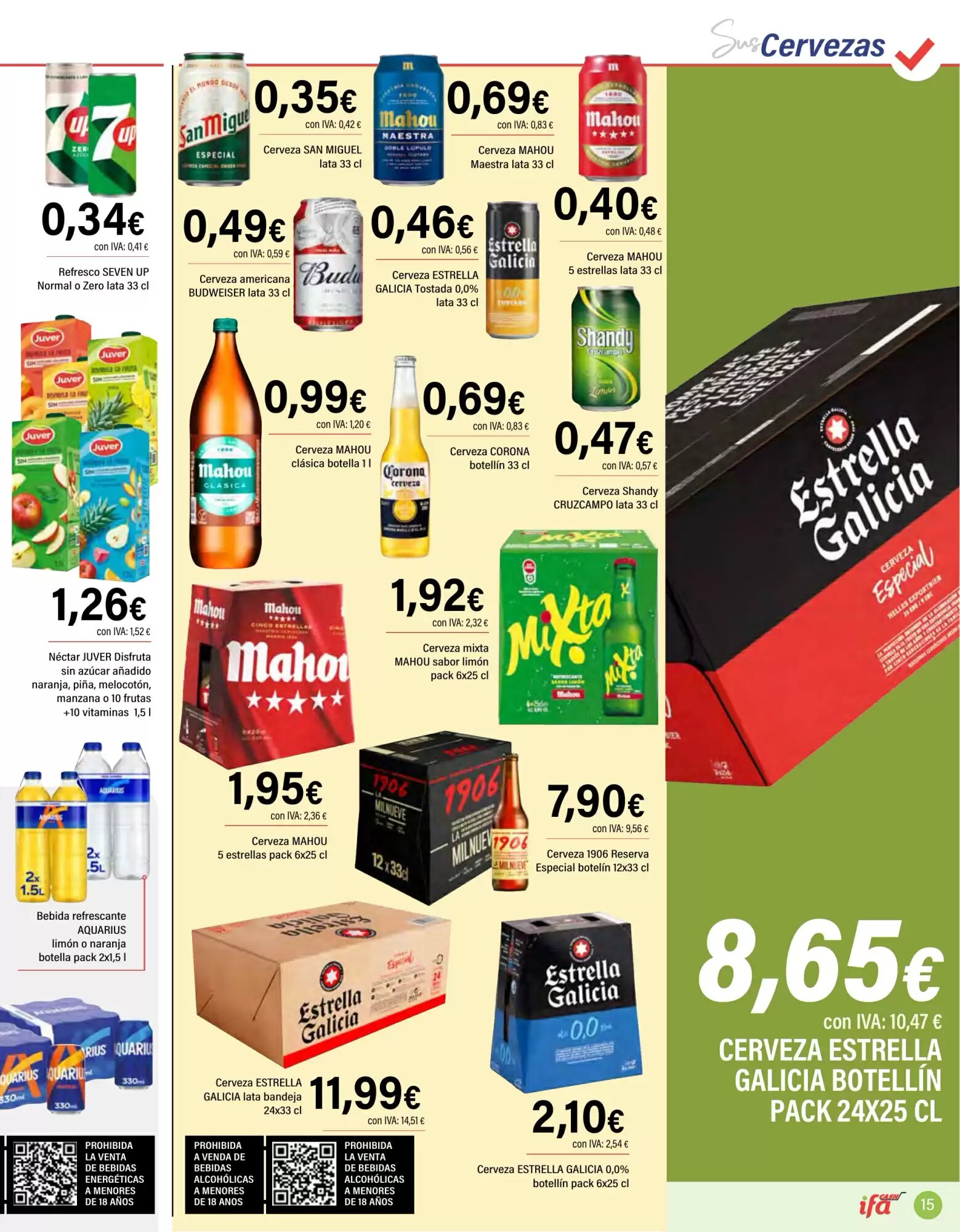 Folleto promocional de Cash Ifa válido desde el 05/08/2026 - Página 15.