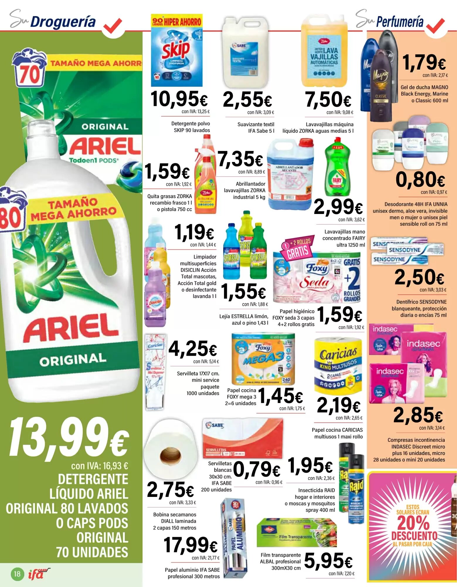 Folleto promocional de Cash Ifa válido desde el 05/08/2026 - Página 18.