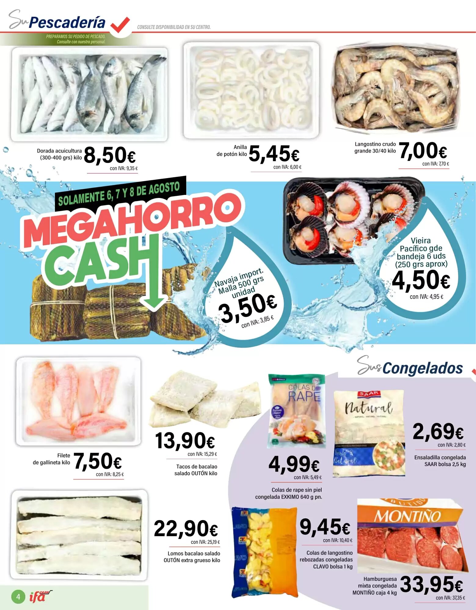 Folleto promocional de Cash Ifa válido desde el 05/08/2026 - Página 4.
