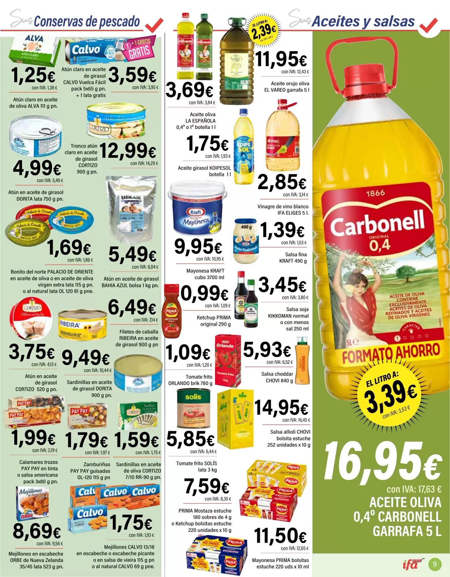 Folleto promocional de Cash Ifa válido desde el 05/08/2026 - Página 9.