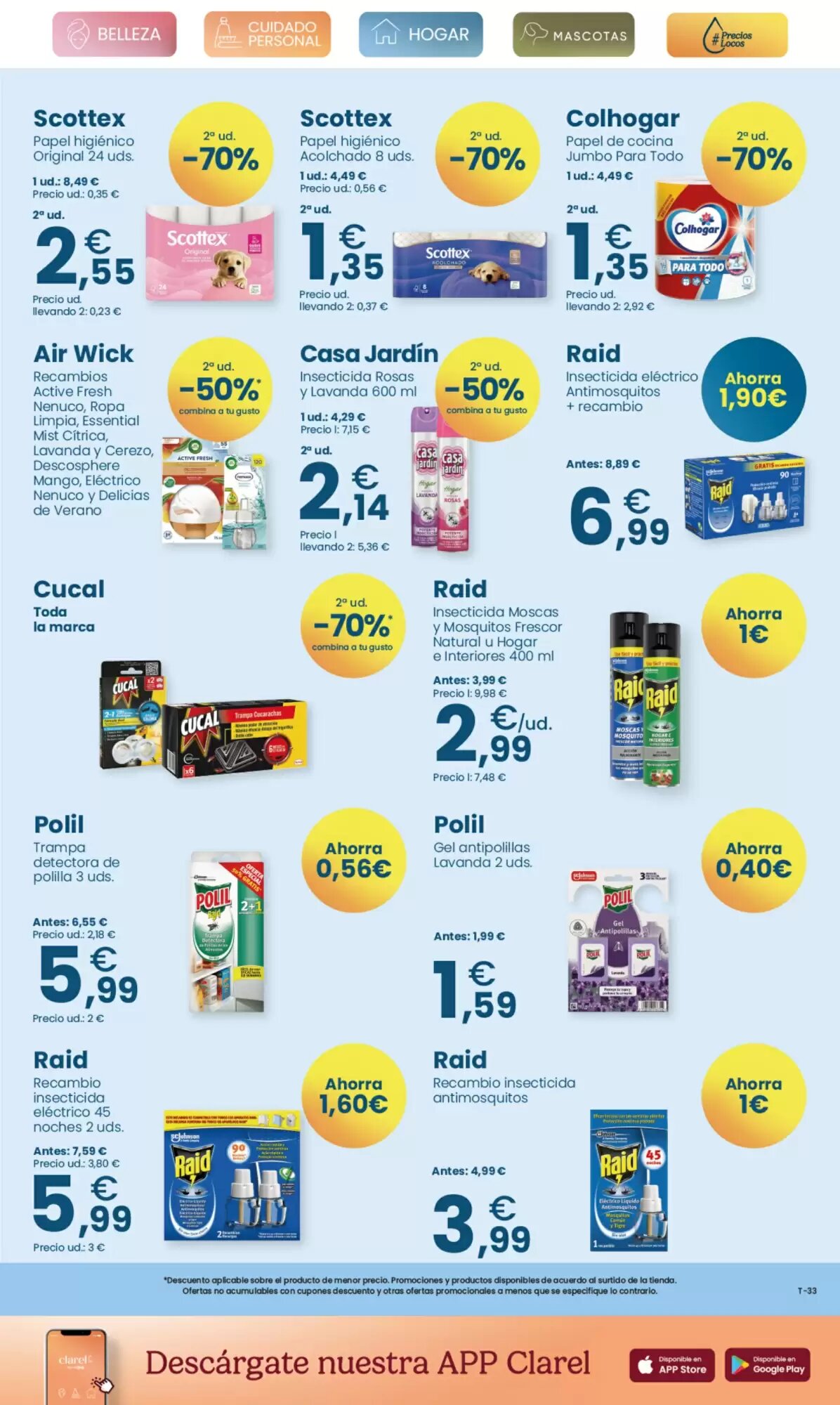Folleto promocional de Clarel válido desde el 05/08/2026 - Página 9.