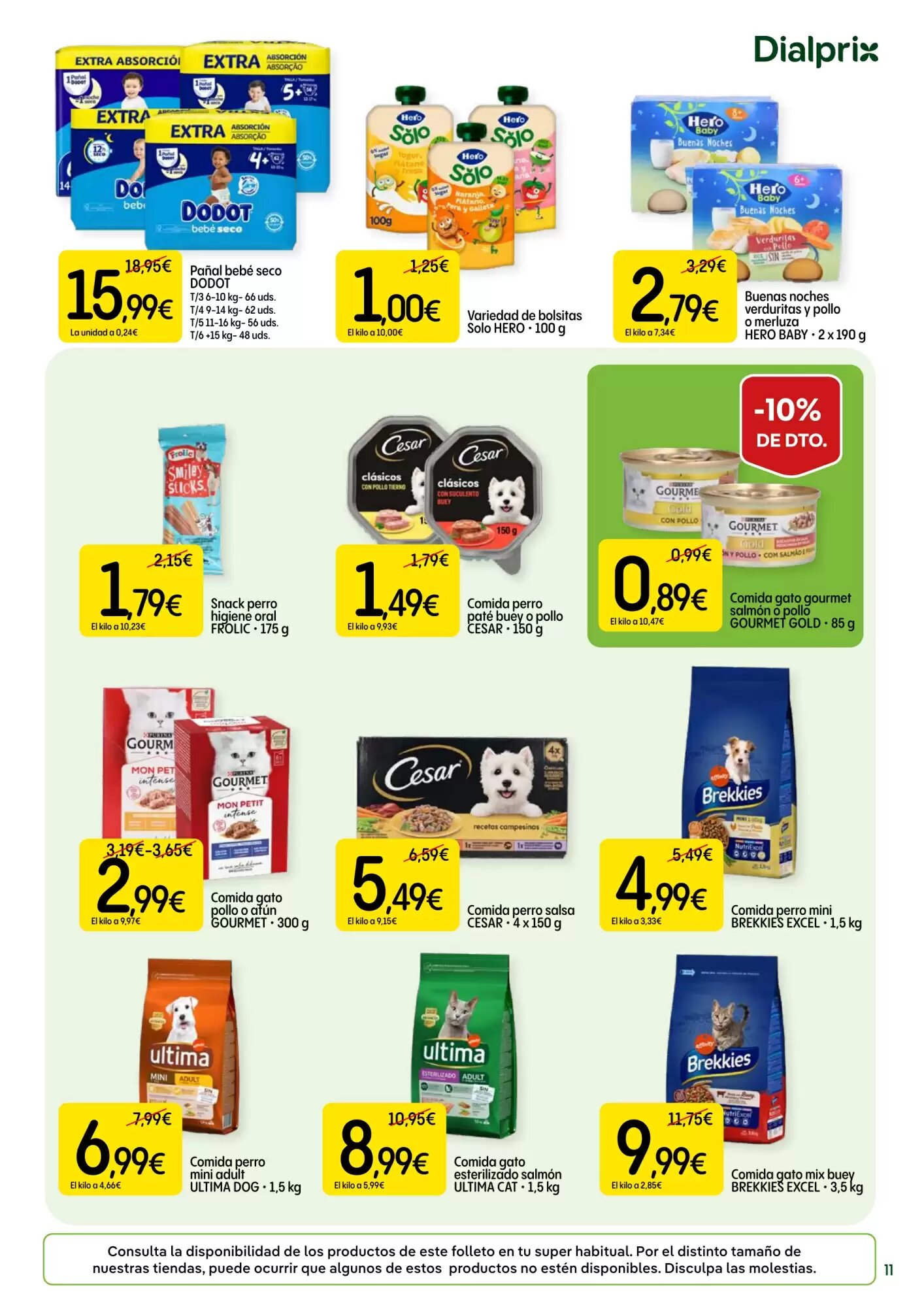 Folleto promocional de Dialprix válido desde el 06/08/2026 - Página 11.