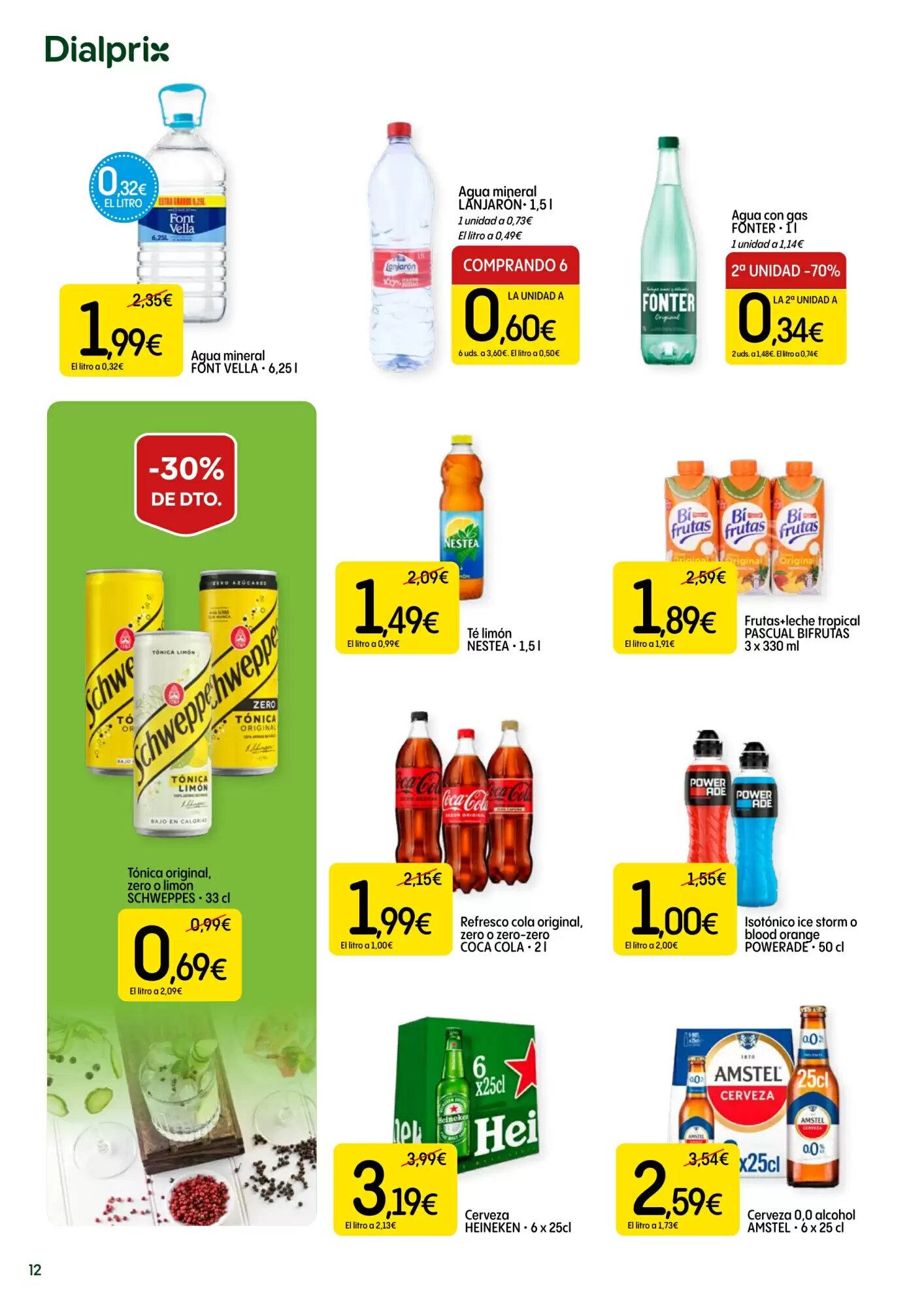Folleto promocional de Dialprix válido desde el 06/08/2026 - Página 12.