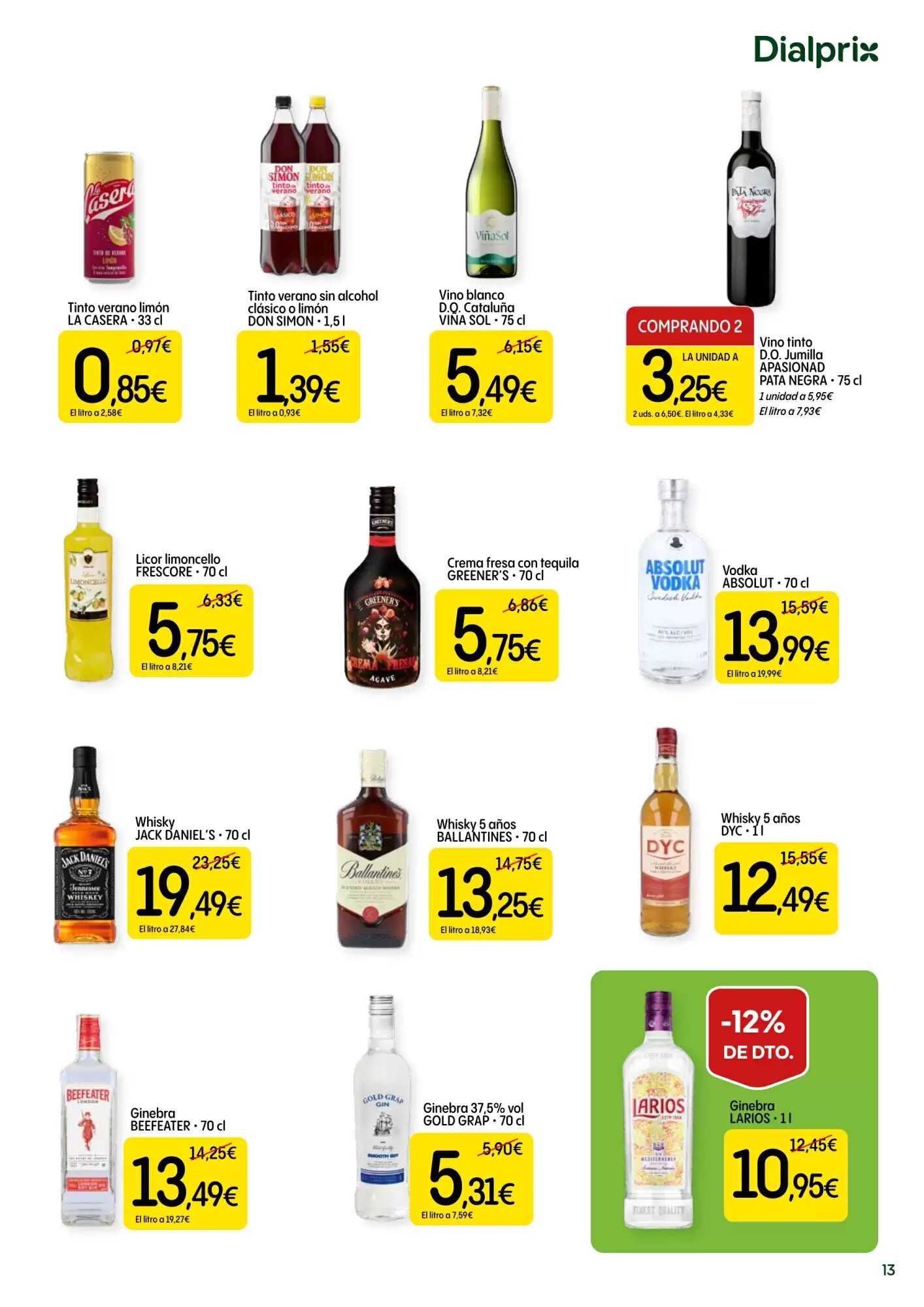 Folleto promocional de Dialprix válido desde el 06/08/2026 - Página 13.