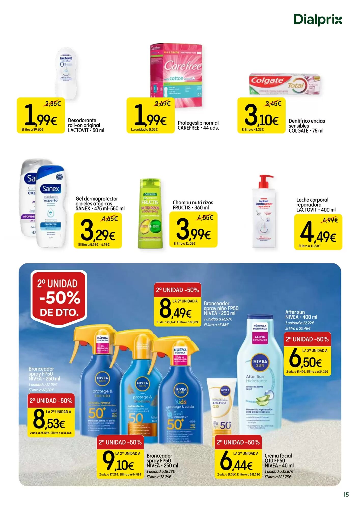 Folleto promocional de Dialprix válido desde el 06/08/2026 - Página 15.