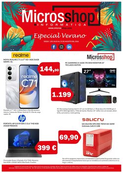 Folleto promocional de Microsshop válido desde el 06/08/2026