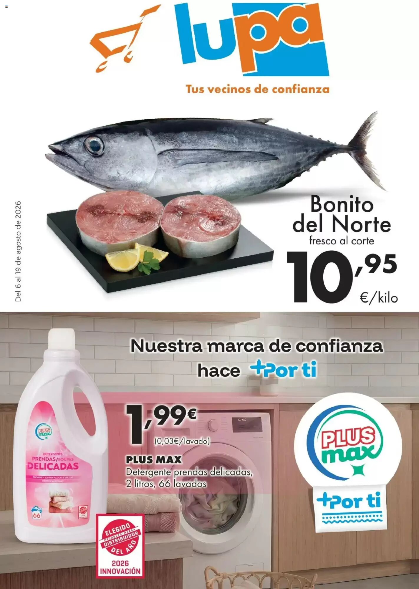 Folleto promocional de Lupa válido desde el 06/08/2026 - Página 1.