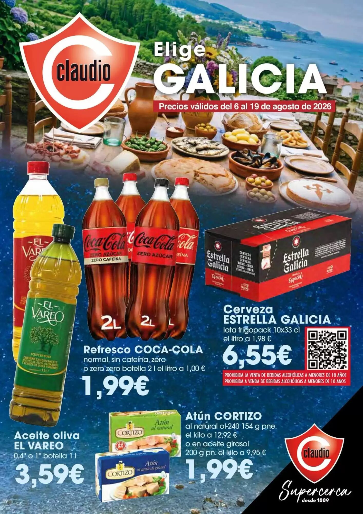 Folleto promocional de Claudio válido desde el 06/08/2026 - Página 1.