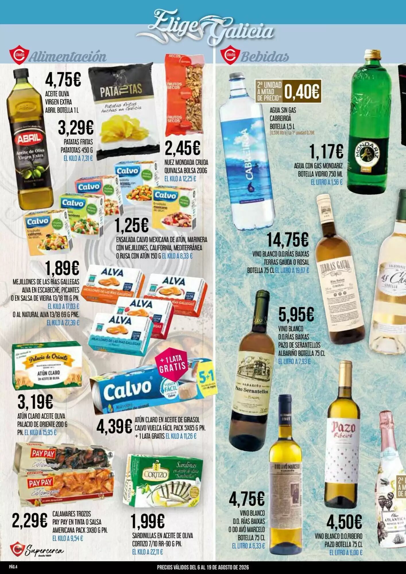 Folleto promocional de Claudio válido desde el 06/08/2026 - Página 4.