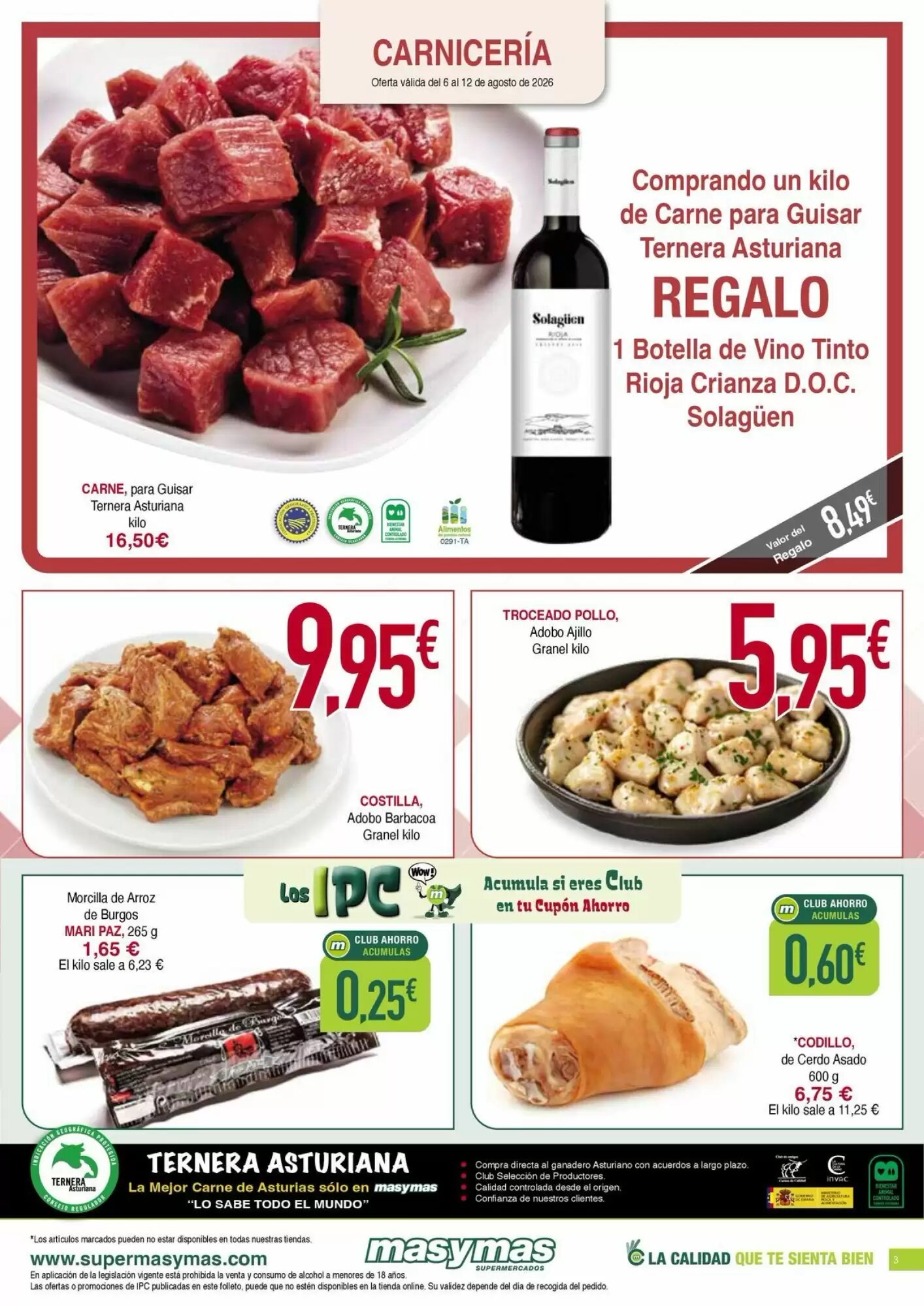 Folleto promocional de Masymas válido desde el 07/08/2026 - Página 3.