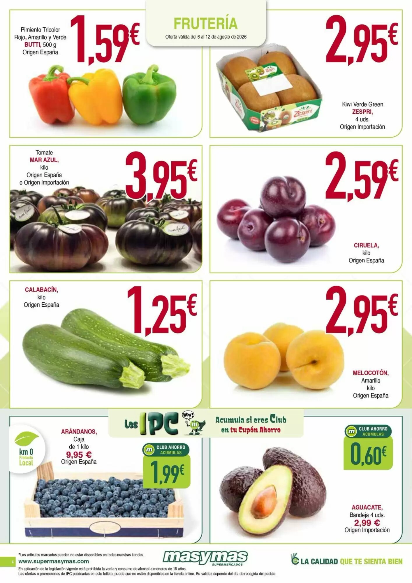 Folleto promocional de Masymas válido desde el 07/08/2026 - Página 4.