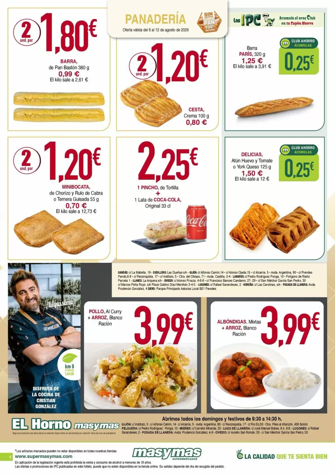 Folleto promocional de Masymas válido desde el 07/08/2026 - Página 6.