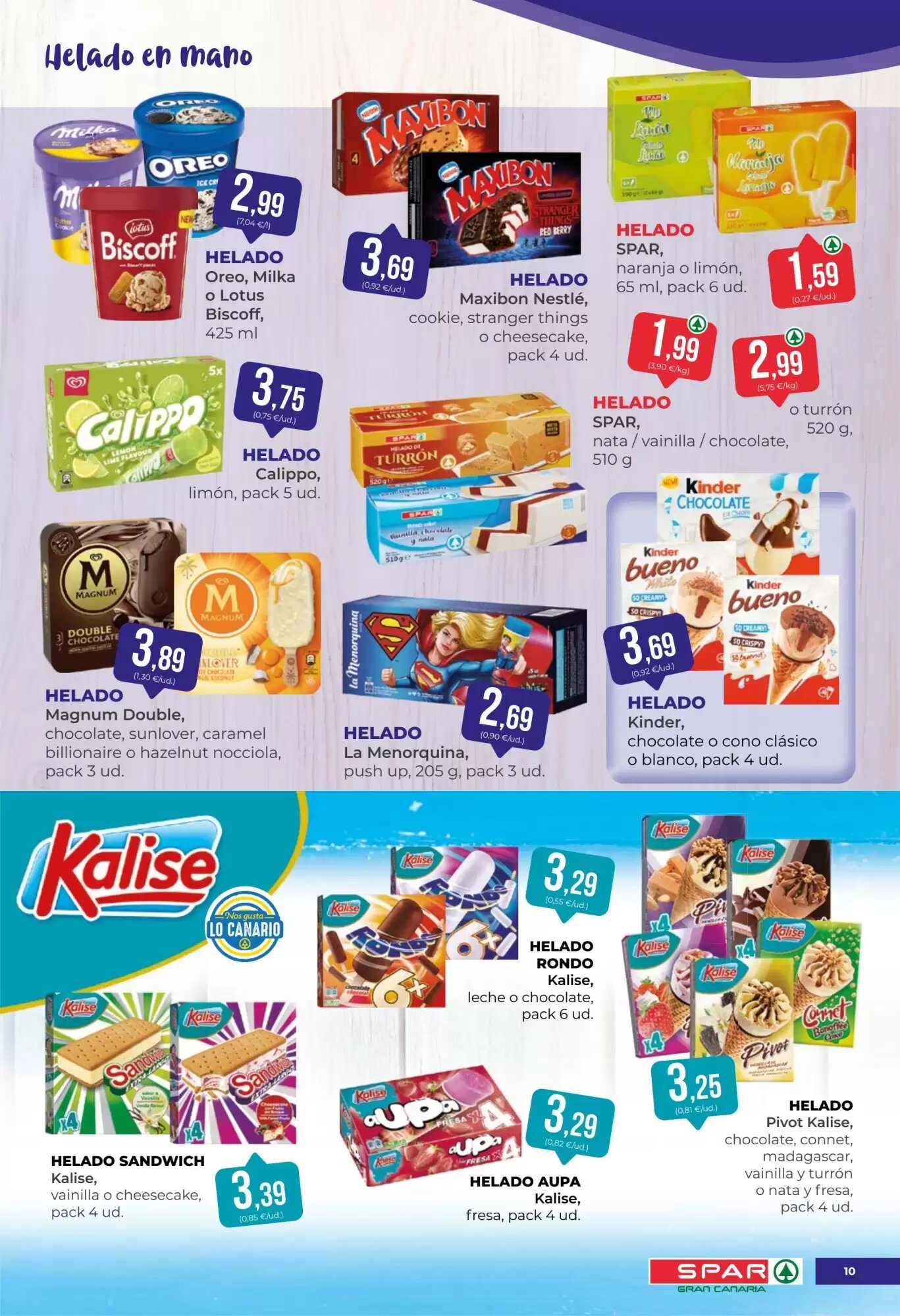 Folleto promocional de SPAR Gran Canaria válido desde el 07/08/2026 - Página 10.