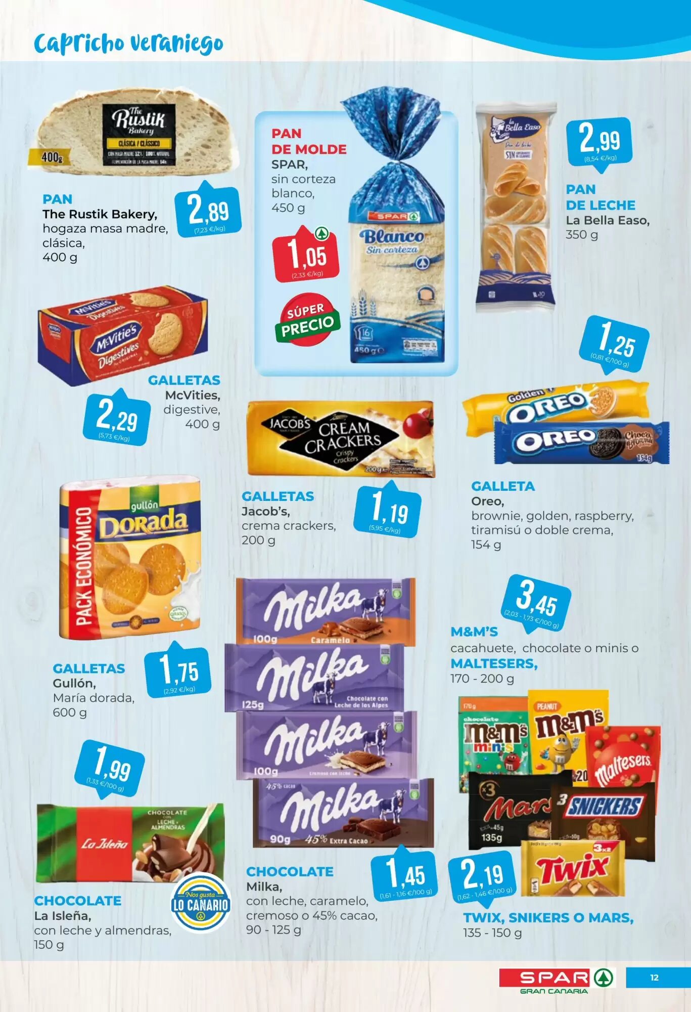 Folleto promocional de SPAR Gran Canaria válido desde el 07/08/2026 - Página 12.