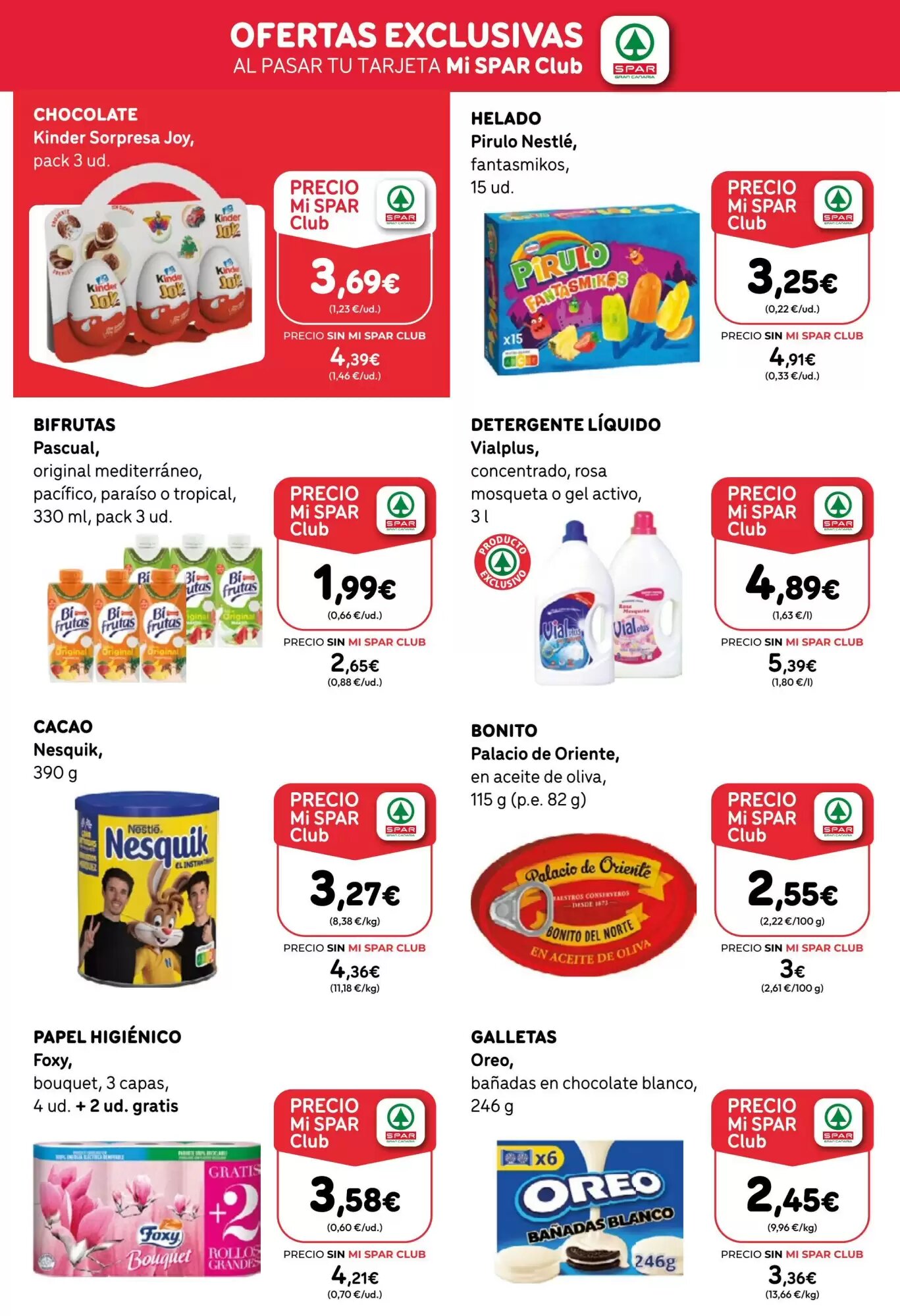 Folleto promocional de SPAR Gran Canaria válido desde el 07/08/2026 - Página 16.