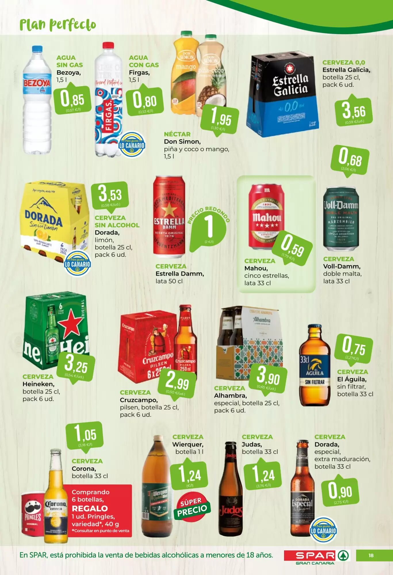 Folleto promocional de SPAR Gran Canaria válido desde el 07/08/2026 - Página 18.