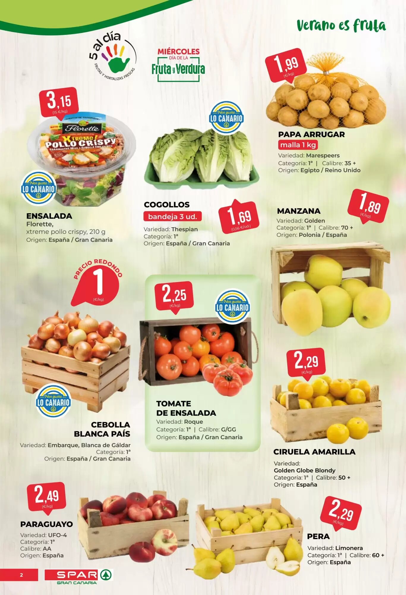 Folleto promocional de SPAR Gran Canaria válido desde el 07/08/2026 - Página 2.