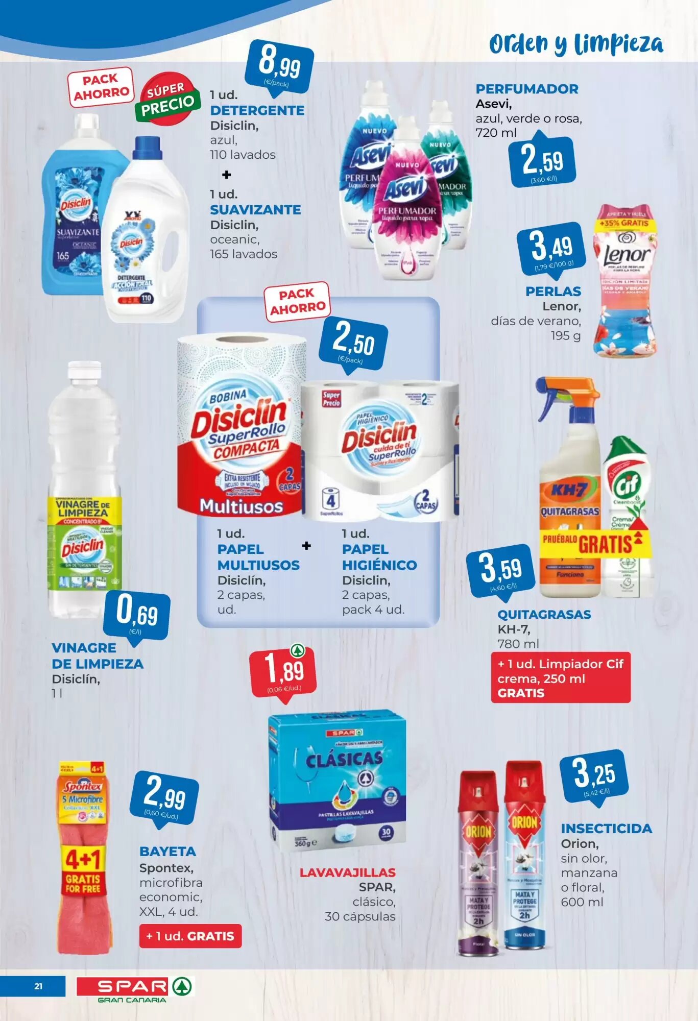 Folleto promocional de SPAR Gran Canaria válido desde el 07/08/2026 - Página 21.