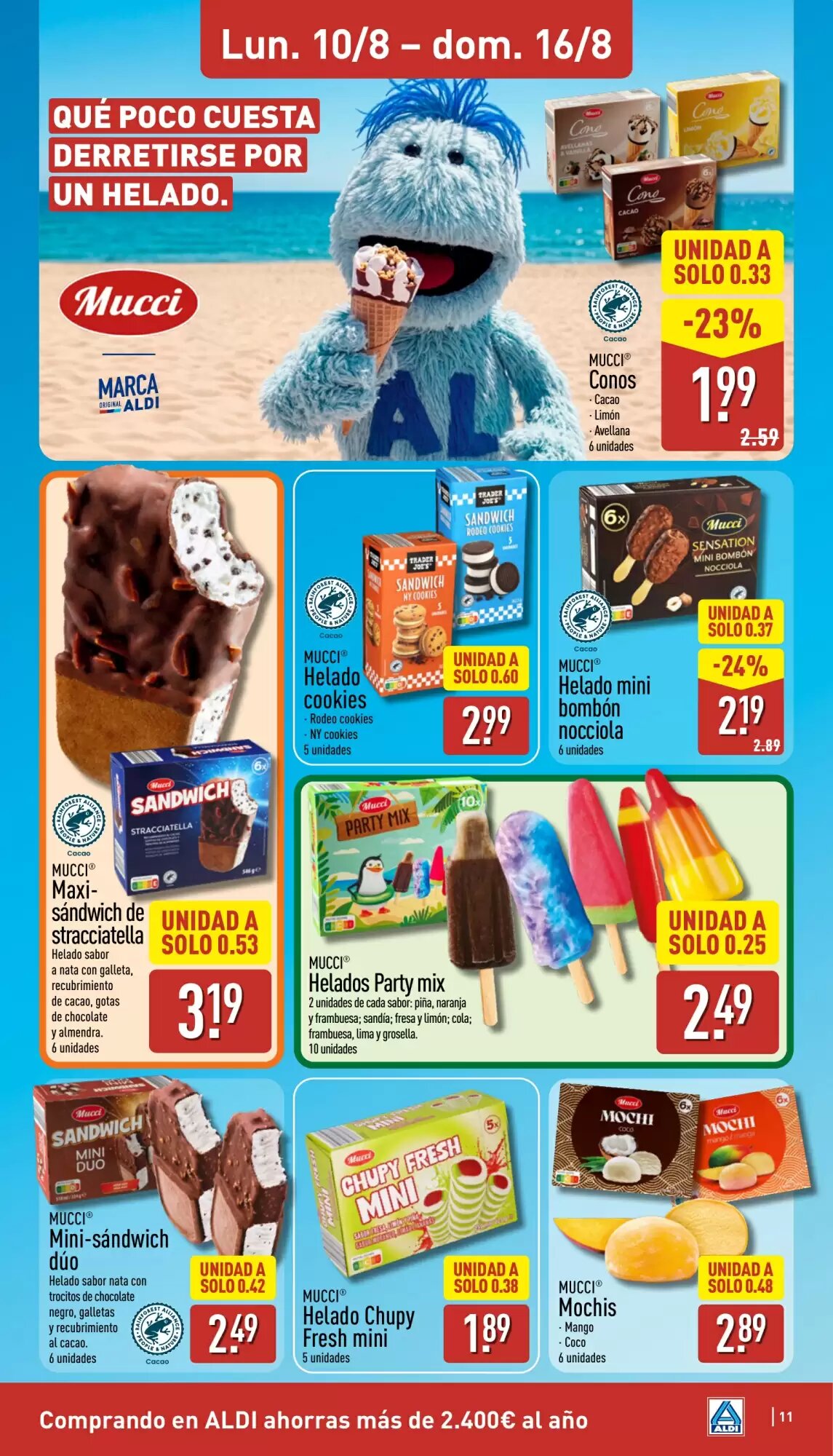 Folleto promocional de ALDI válido desde el 10/08/2026 - Página 11.