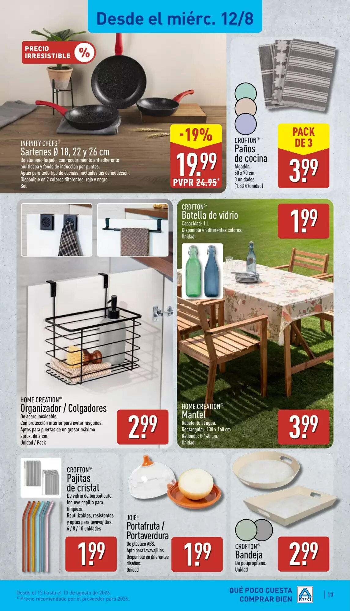Folleto promocional de ALDI válido desde el 10/08/2026 - Página 13.