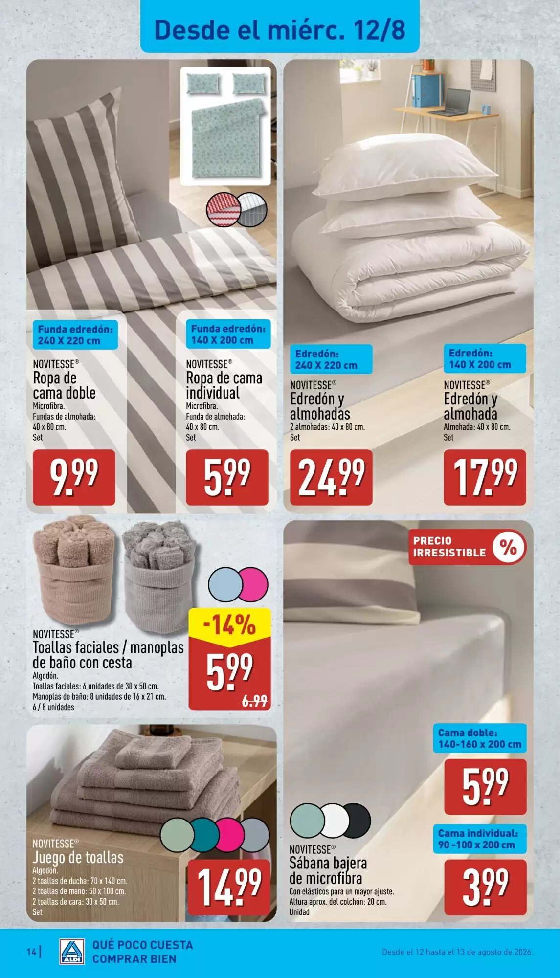 Folleto promocional de ALDI válido desde el 10/08/2026 - Página 14.