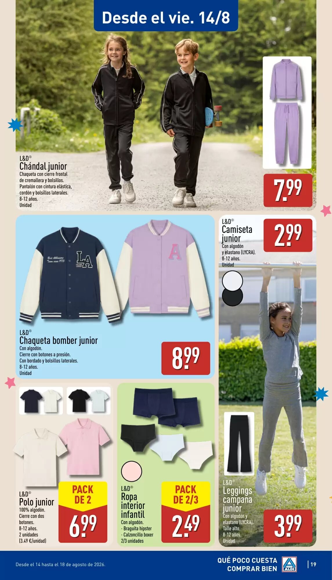 Folleto promocional de ALDI válido desde el 10/08/2026 - Página 19.