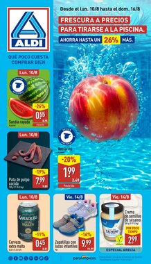 Folleto promocional de ALDI válido desde el 10/08/2026