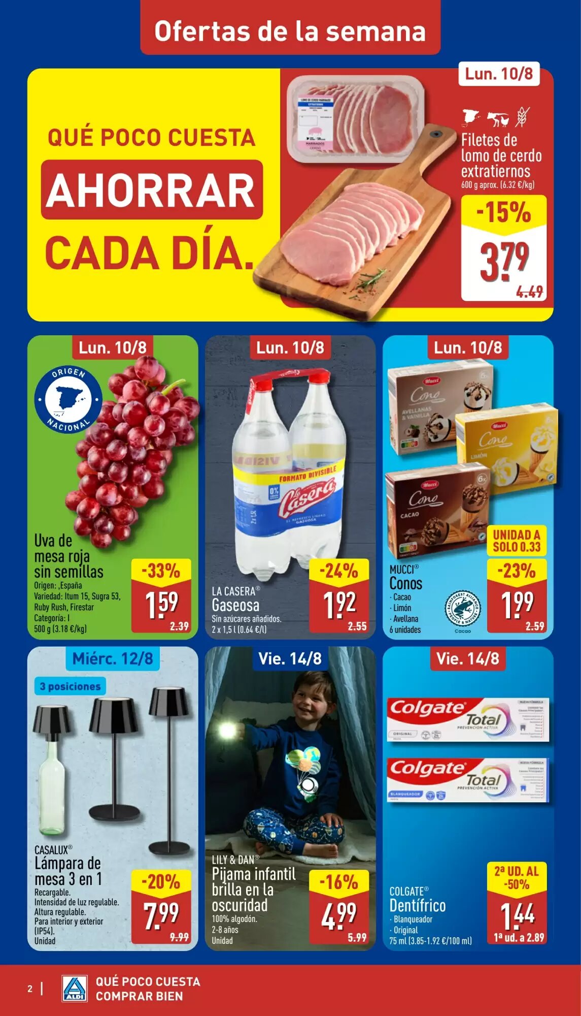 Folleto promocional de ALDI válido desde el 10/08/2026 - Página 2.