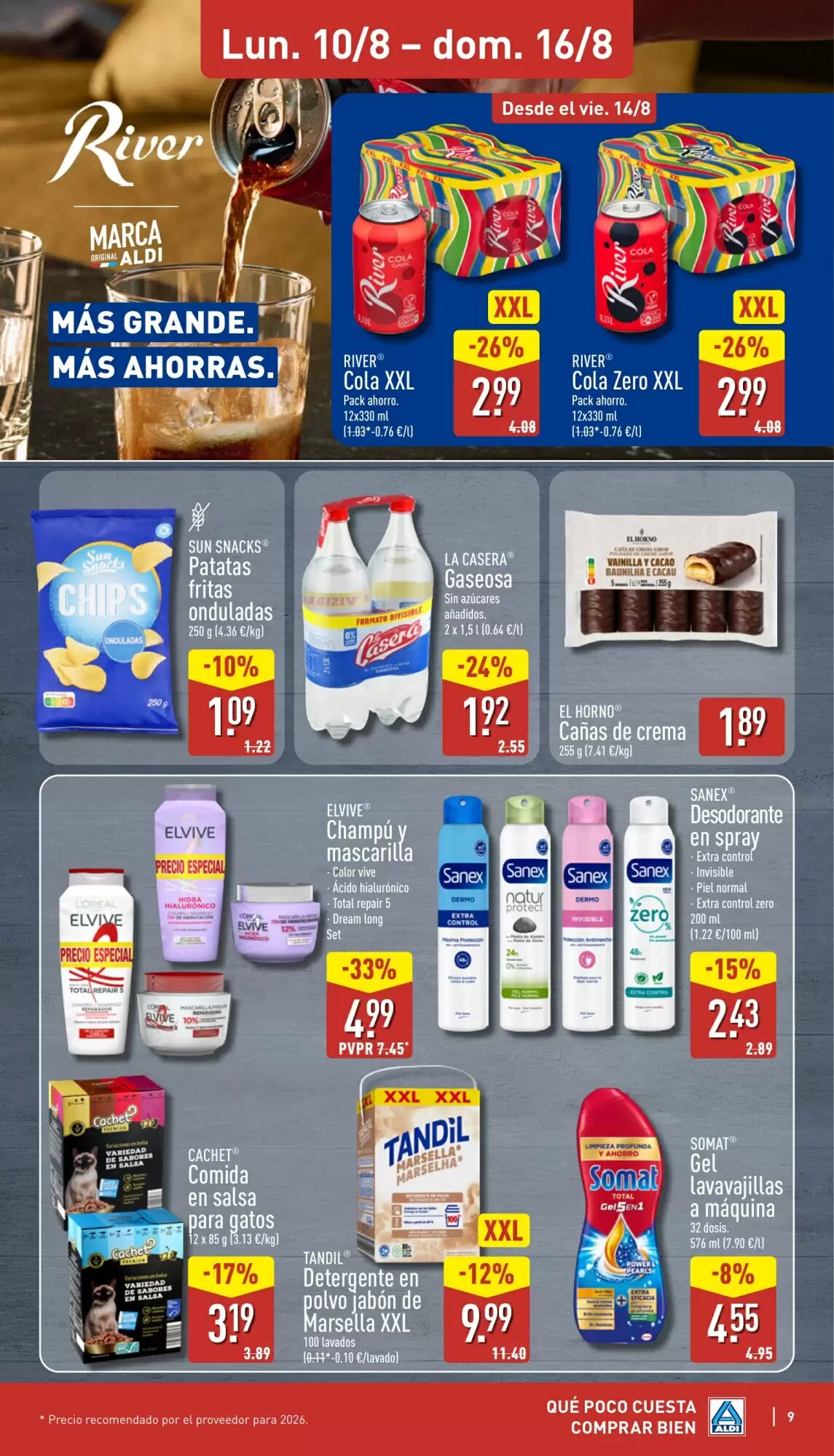 Folleto promocional de ALDI válido desde el 10/08/2026 - Página 9.