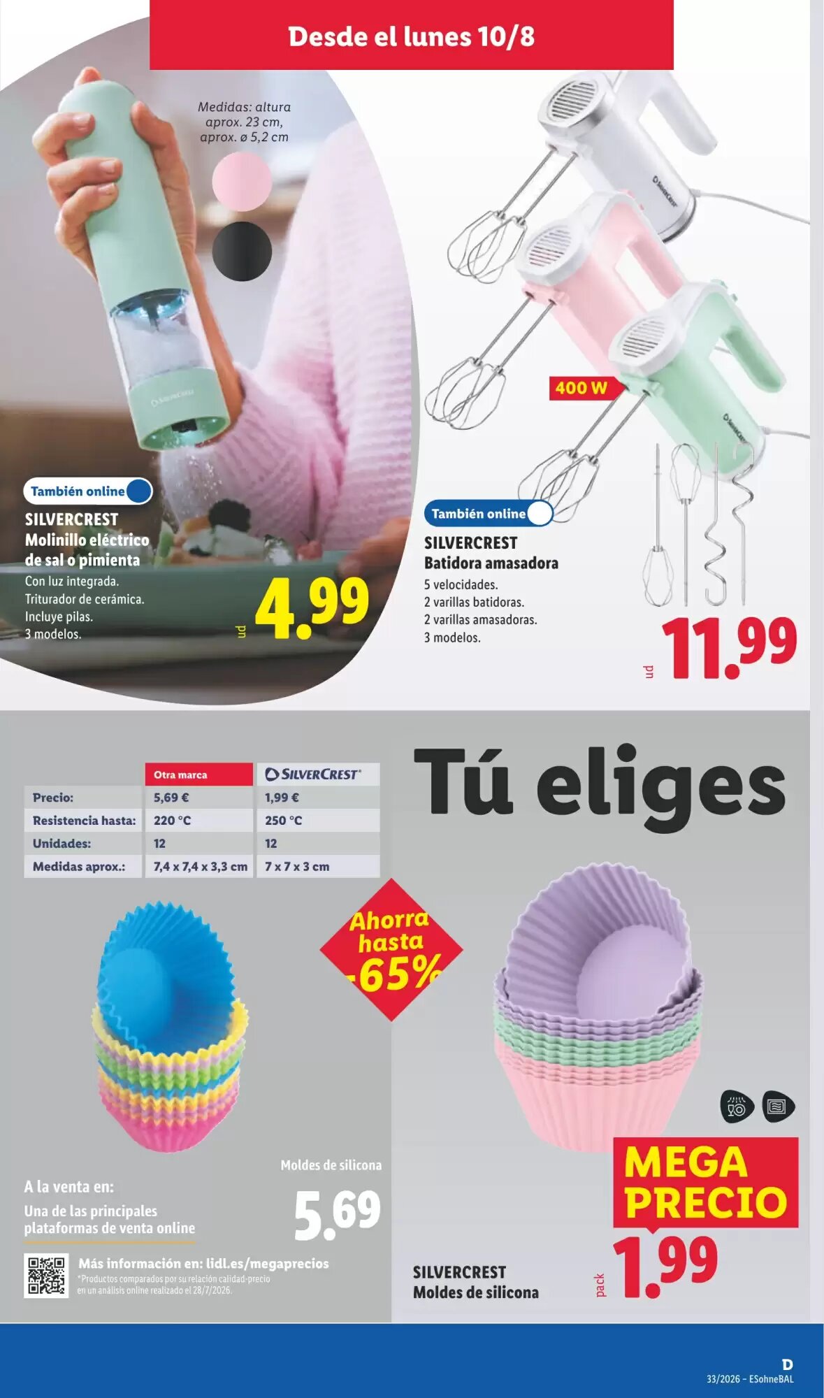 Folleto promocional de Lidl válido desde el 10/08/2026 - Página 11.