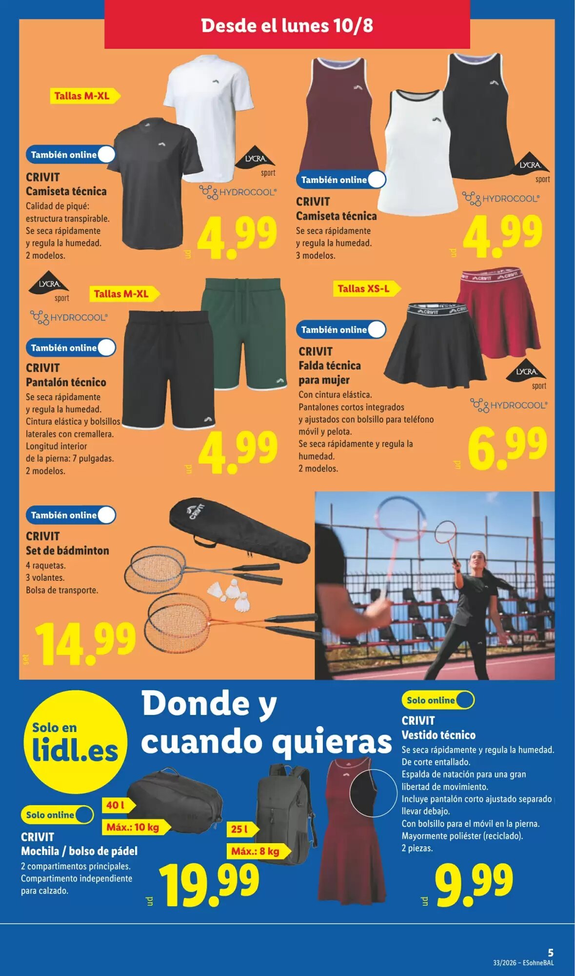 Folleto promocional de Lidl válido desde el 10/08/2026 - Página 13.