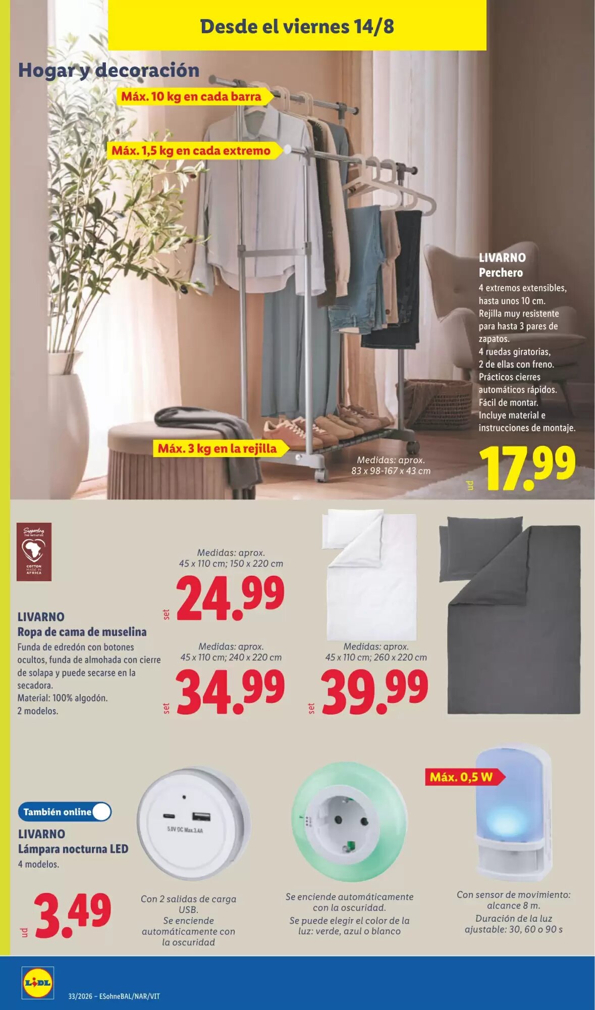 Folleto promocional de Lidl válido desde el 10/08/2026 - Página 18.