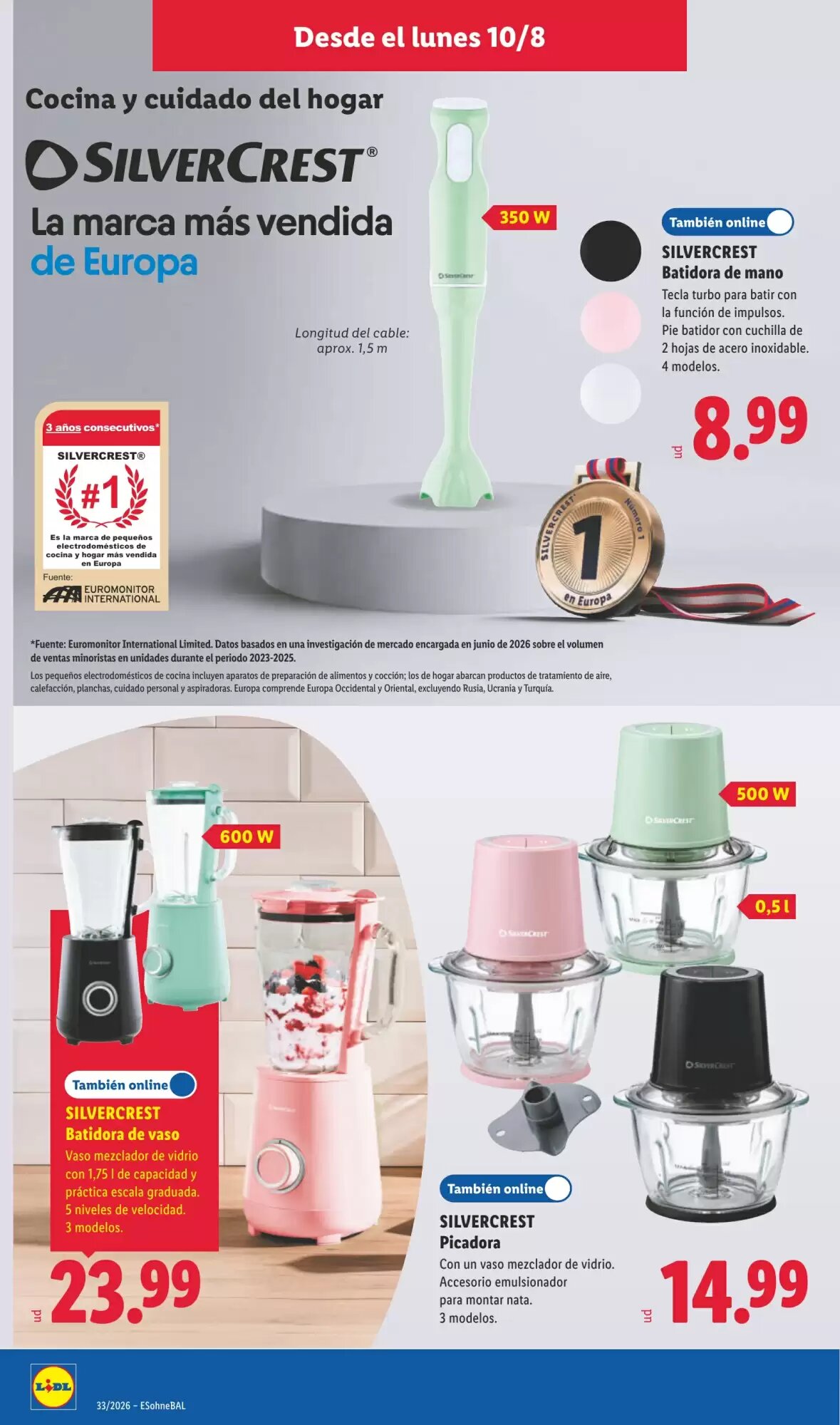 Folleto promocional de Lidl válido desde el 10/08/2026 - Página 6.
