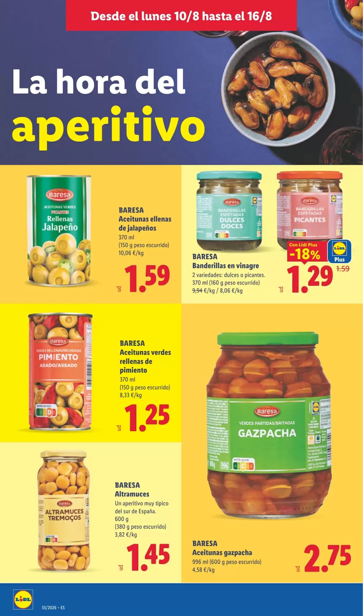 Folleto promocional de Lidl válido desde el 10/08/2026 - Página 14.